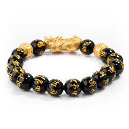 Feng Shui Black Obsidian Wealth Bracelet