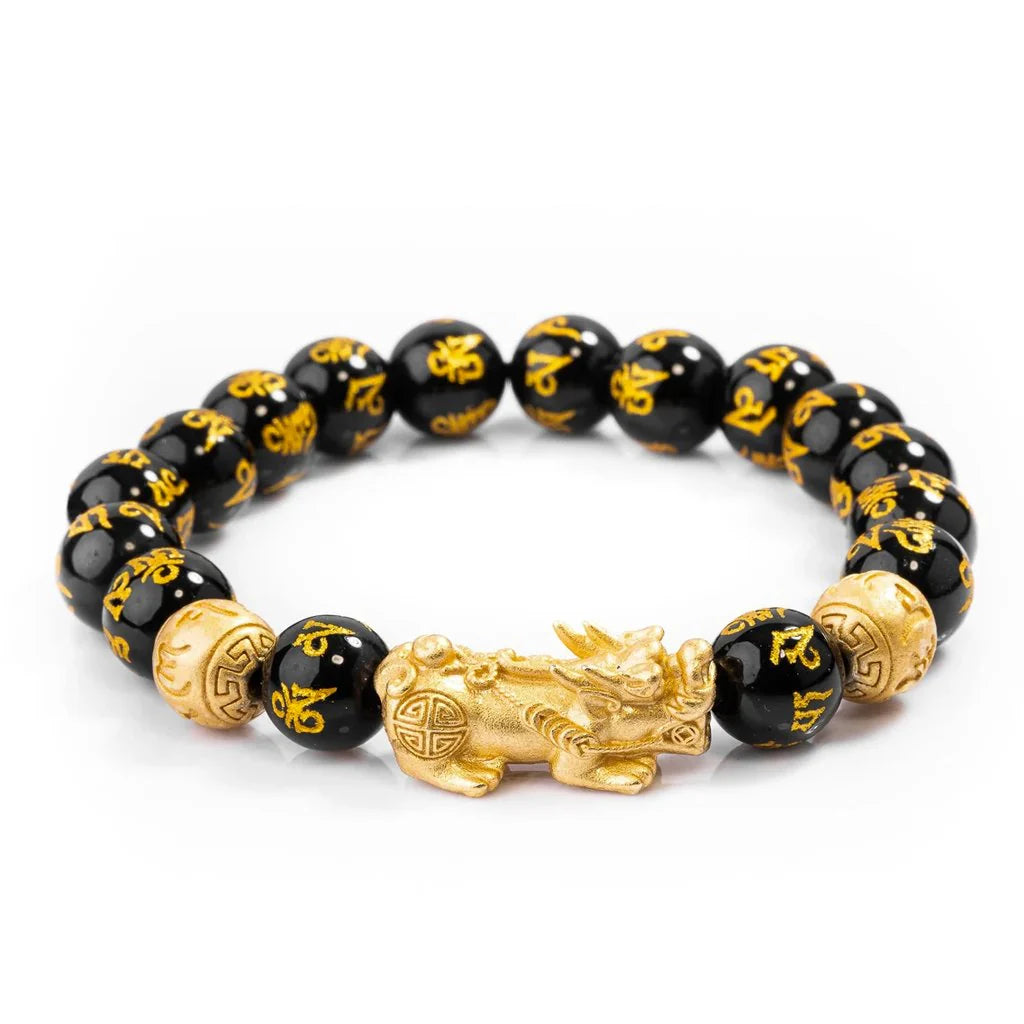 Feng Shui Black Obsidian Wealth Bracelet